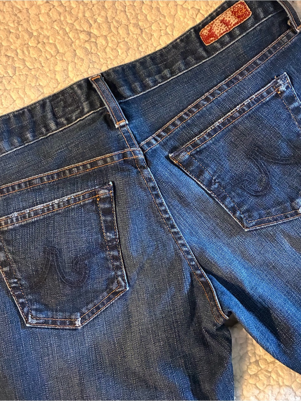 Ag Adriano Goldschmied Straight Leg the TOMBOY Blue Jeans - Picture 12 of 16